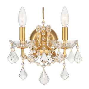Crystorama 2 Light Sconce PAIR