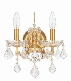 Crystorama 2 Light Sconce PAIR
