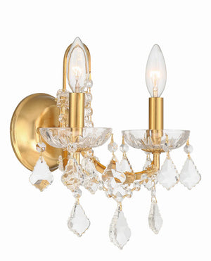 Crystorama 2 Light Sconce PAIR