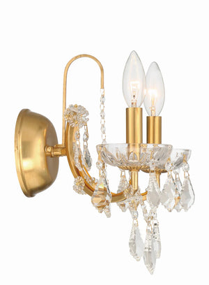 Crystorama 2 Light Sconce PAIR