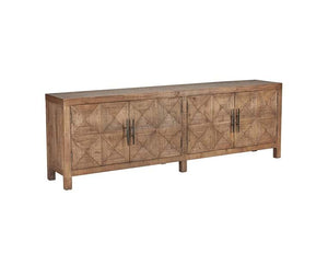 Elani Reclaimed Pine 4 Door Cabinet - OL