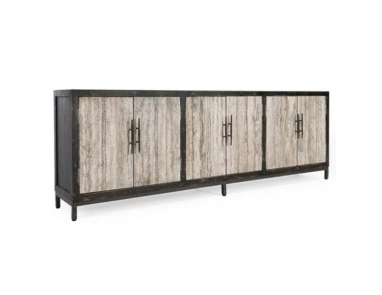 Lisbon Reclaimed Pine 6 Door Cabinet - OL