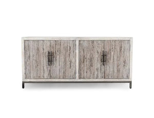 Lisbon Reclaimed Pine 4 Door Cabinet - OL