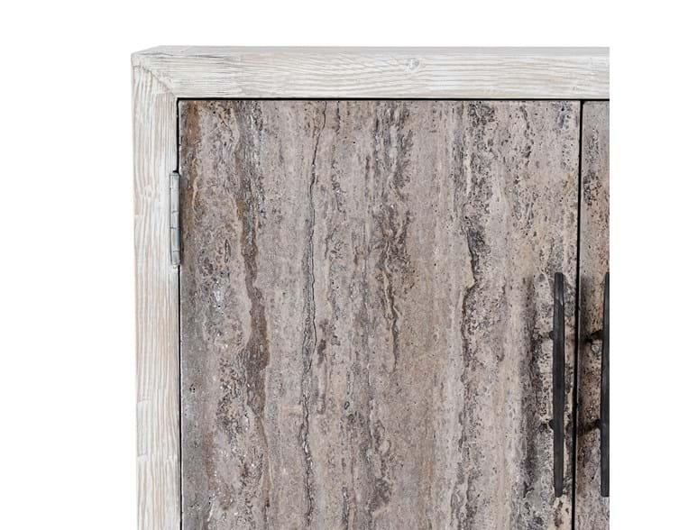 Lisbon Reclaimed Pine 4 Door Cabinet - OL