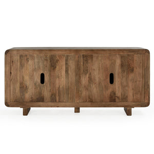 Holmes Mango Wood 4 Door Buffet Artisan Brown - OL