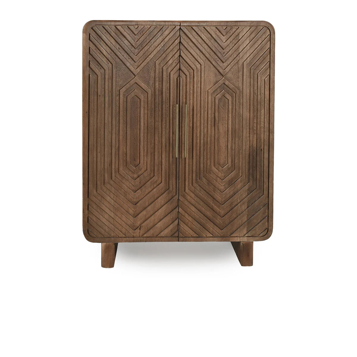 Holmes Mango Wood Bar Cabinet Artisan Brown - OL