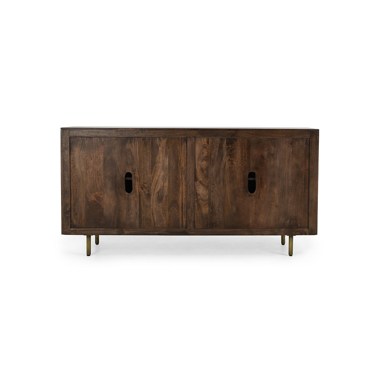 Norwood Mango Wood 4 Door Buffet Bark Brown - OL