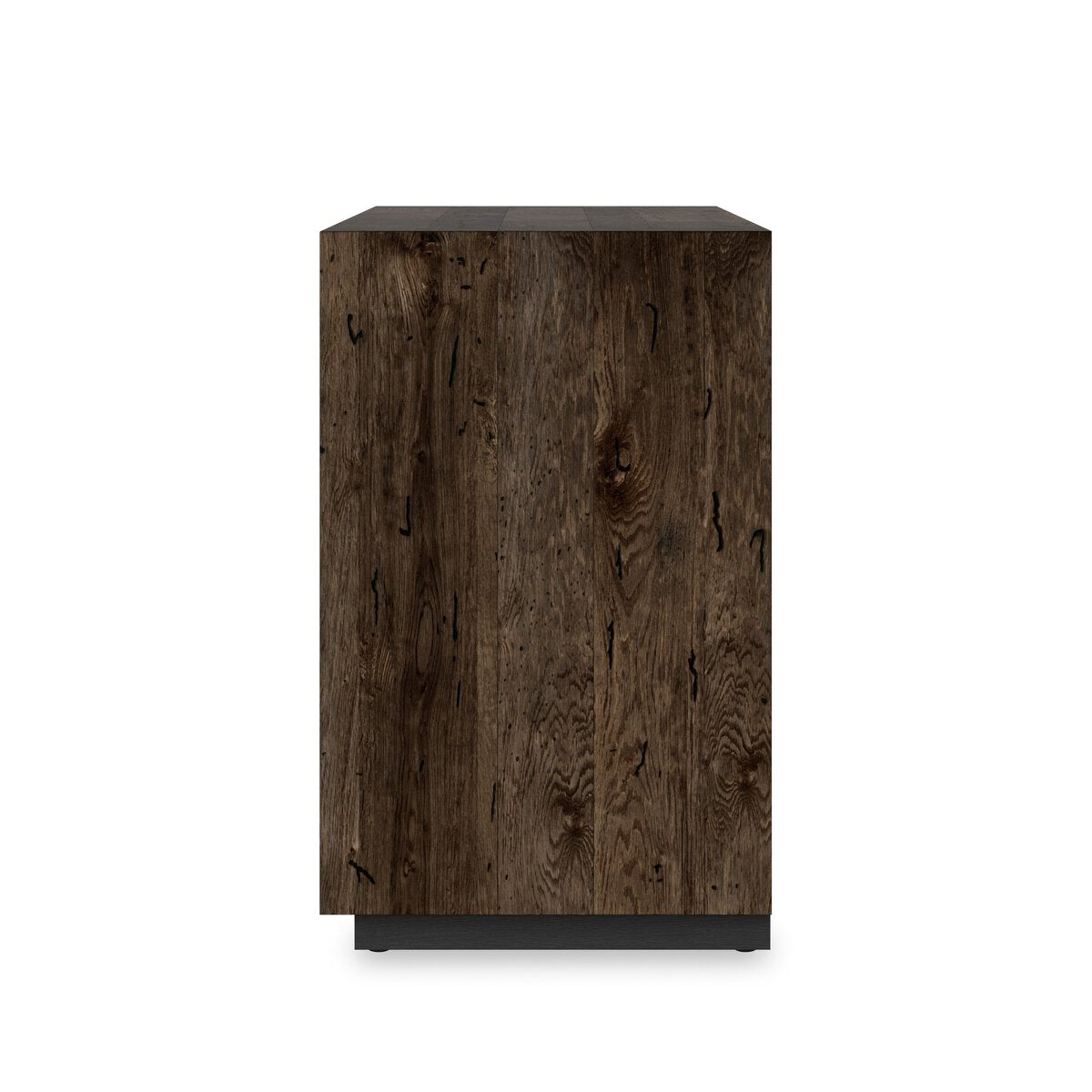 Abaso 6-Drawer Dresser Ebony Rustic Wormwood Oak OL