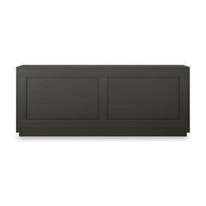 Abaso 6-Drawer Dresser Ebony Rustic Wormwood Oak OL