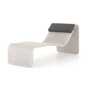 Paige Outdoor Woven Chaise Arashi Grey OL
