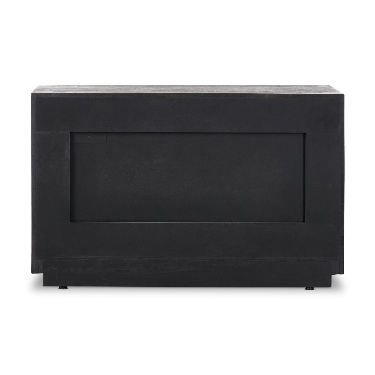 Abaso Nightstand Ebony Rustic Wormwood Oak OL