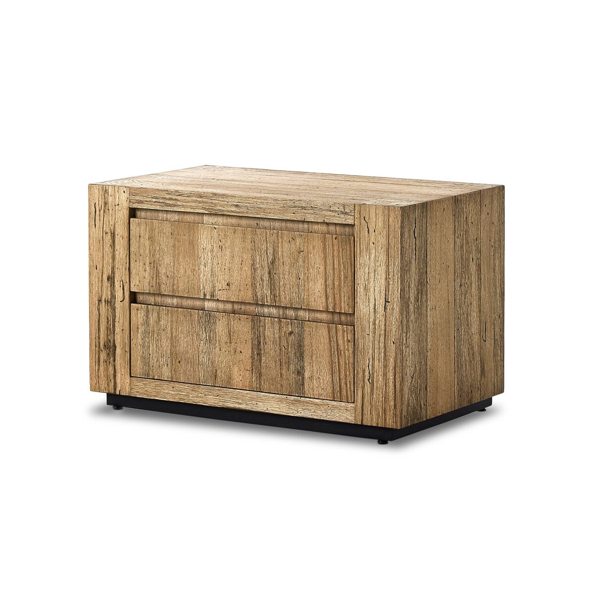 Abaso Nightstand Rustic Wormwood Oak OL