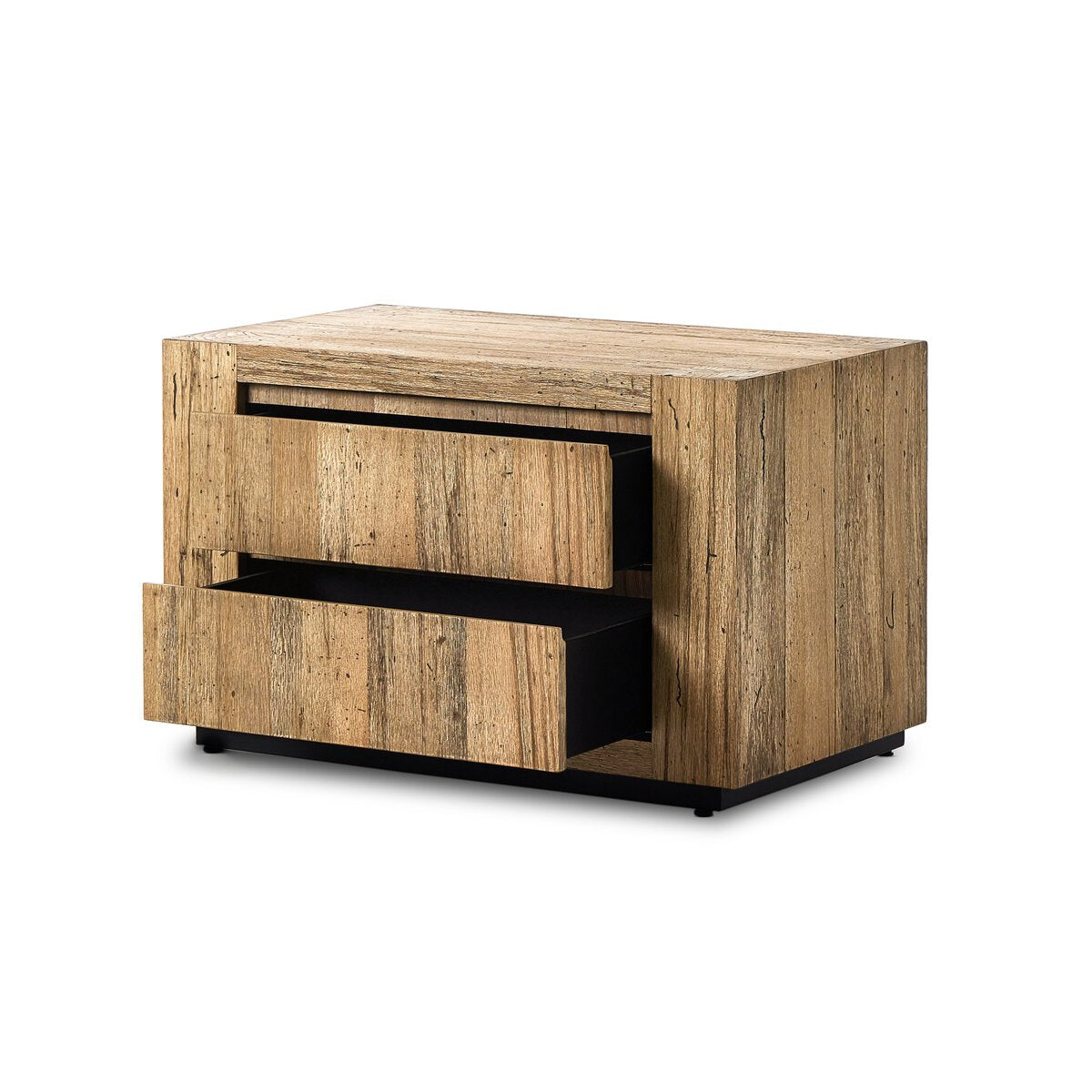 Abaso Nightstand Rustic Wormwood Oak OL