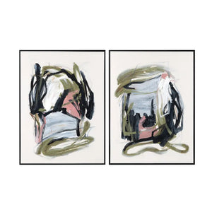 Atelier Abstract Framed Wall Art – Set of 2 - OL