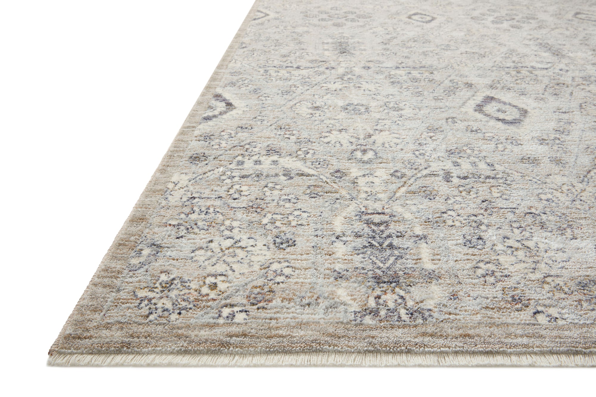 Amber Lewis Loloi Zuma Silver Sky Rug