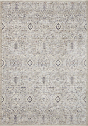 Amber Lewis Loloi Zuma Silver Sky Rug