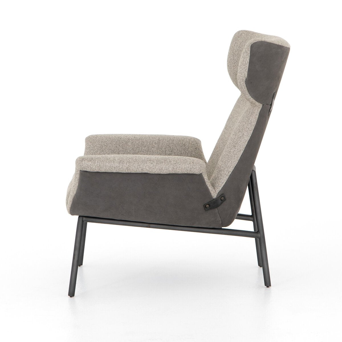 Anson Chair Nubuck Charcoal OL