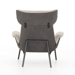 Anson Chair Nubuck Charcoal OL