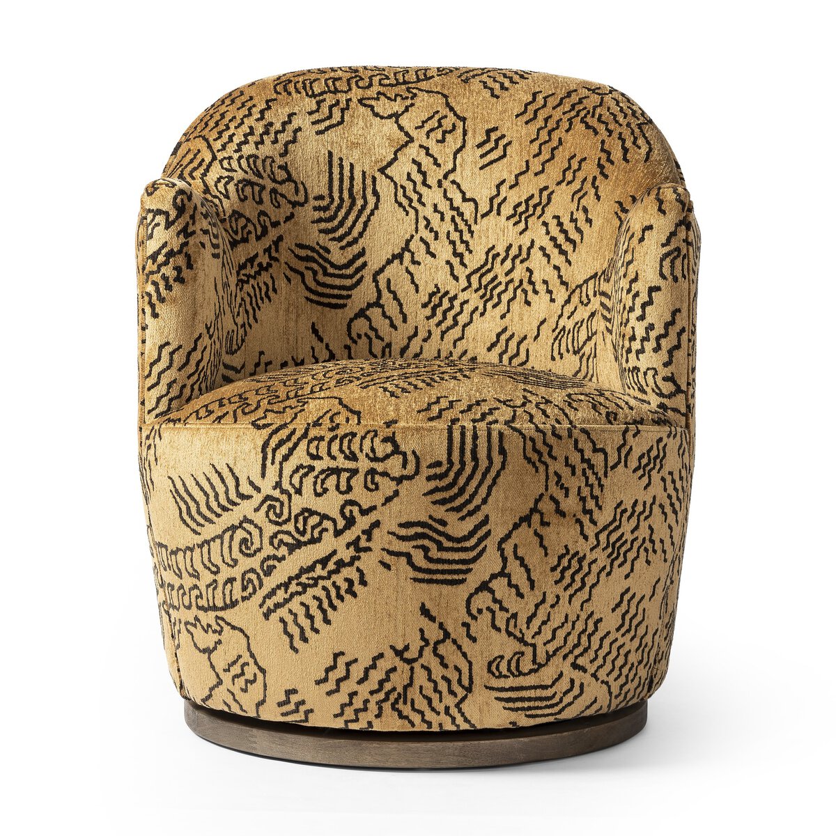 Aurora Swivel Chair Balkan Ochre OL