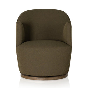 Aurora Swivel Chair FIQA Boucle Olive OL