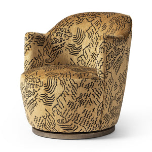 Aurora Swivel Chair Balkan Ochre OL