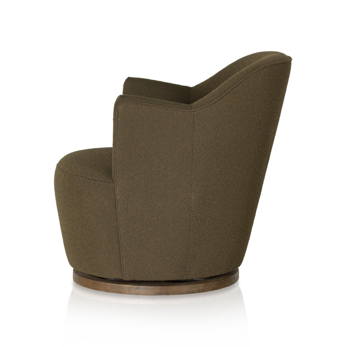 Aurora Swivel Chair FIQA Boucle Olive OL