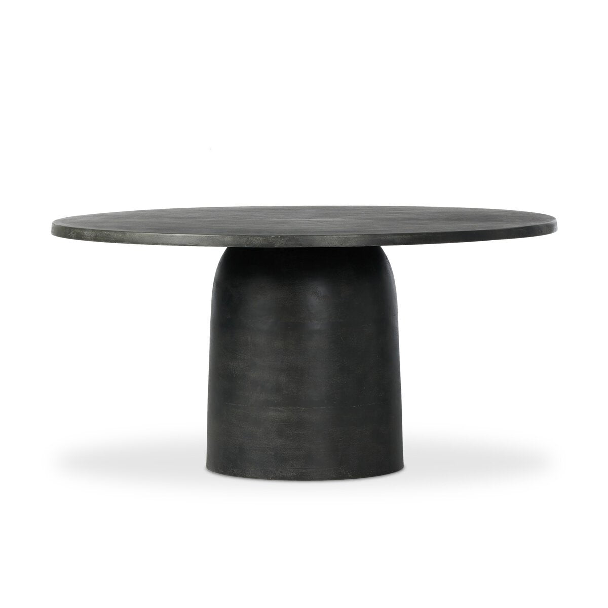Basil Outdoor Dining Table 60" Aged Grey OL
