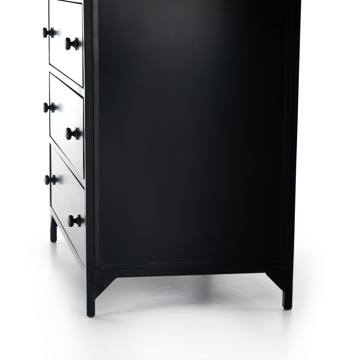 Belmont 8 Drawer Tall Dresser Black OL