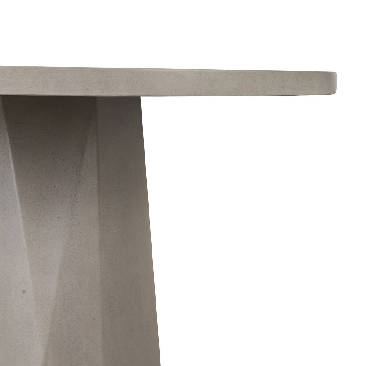 Bowman 42" Outdoor Dining Table Grey Concrete OL