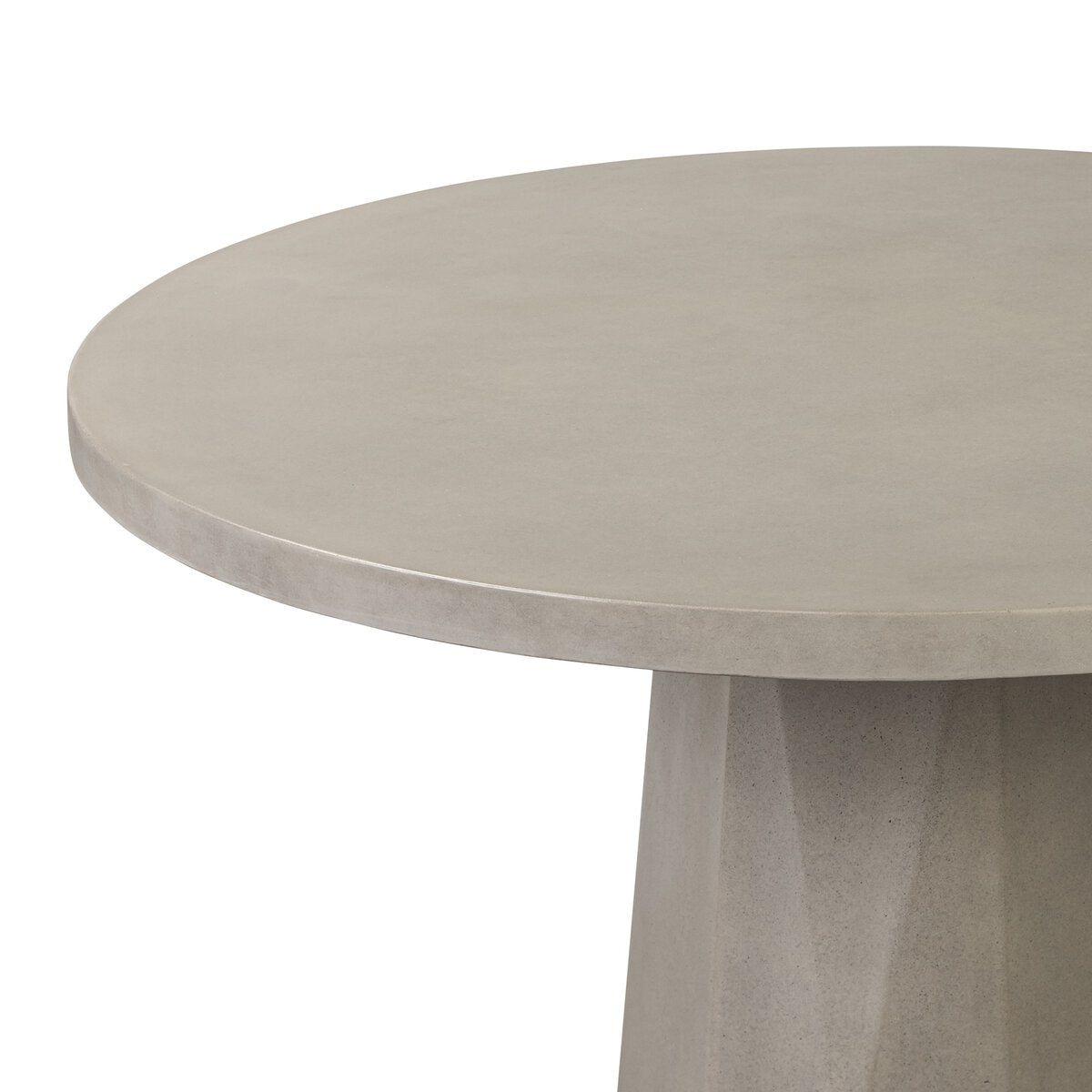 Bowman 42" Outdoor Dining Table Grey Concrete OL