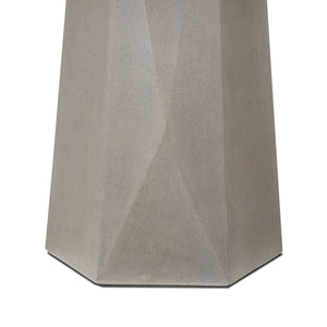 Bowman 42" Outdoor Dining Table Grey Concrete OL