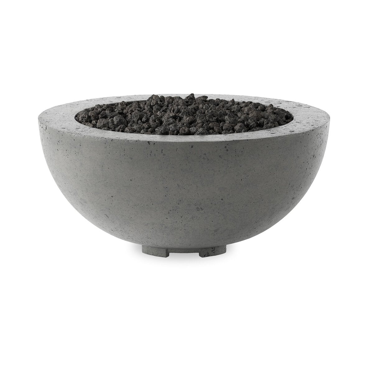 Bronson Outdoor Fire Table Pewter Concrete OL