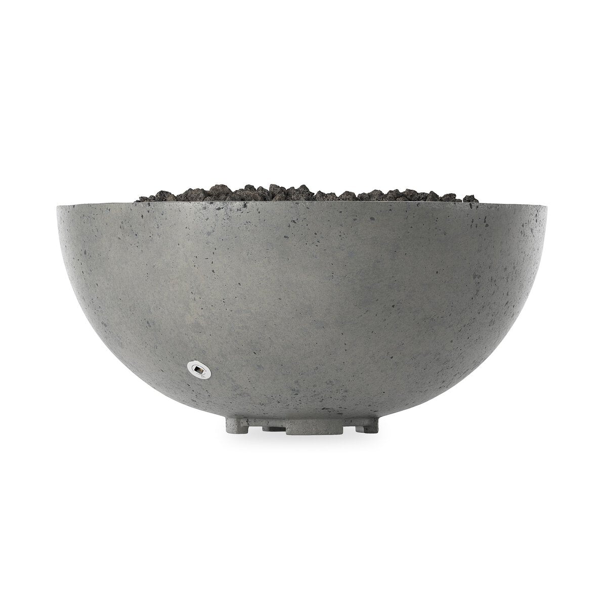 Bronson Outdoor Fire Table Pewter Concrete OL