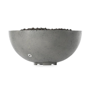 Bronson Outdoor Fire Table Pewter Concrete OL