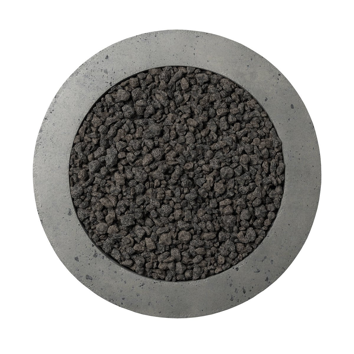 Bronson Outdoor Fire Table Pewter Concrete OL