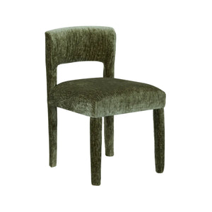 Briar Green Upholstered Dining Chairs - Pair - OL