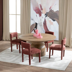 Briar Merlot Upholstered Dining Chair - Pair - OL