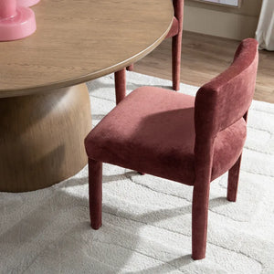 Briar Merlot Upholstered Dining Chair - Pair - OL