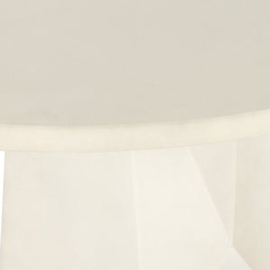 Bowman 60" Outdoor Dining Table White Concrete OL