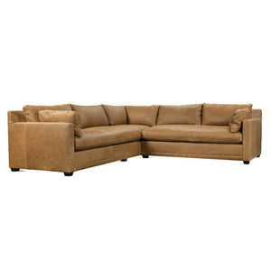 Bespoke Leather Sylvie Express Sectional - OL