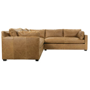 Bespoke Leather Sylvie Express Sectional - OL