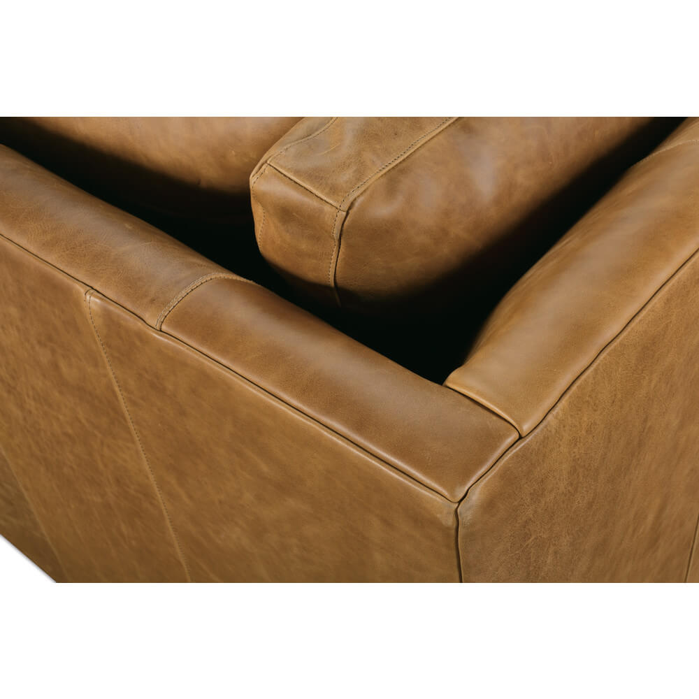 Bespoke Leather Sylvie Express Sectional - OL