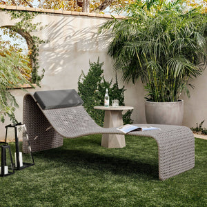 Paige Outdoor Woven Chaise Arashi Graphite OL