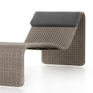 Paige Outdoor Woven Chaise Arashi Graphite OL