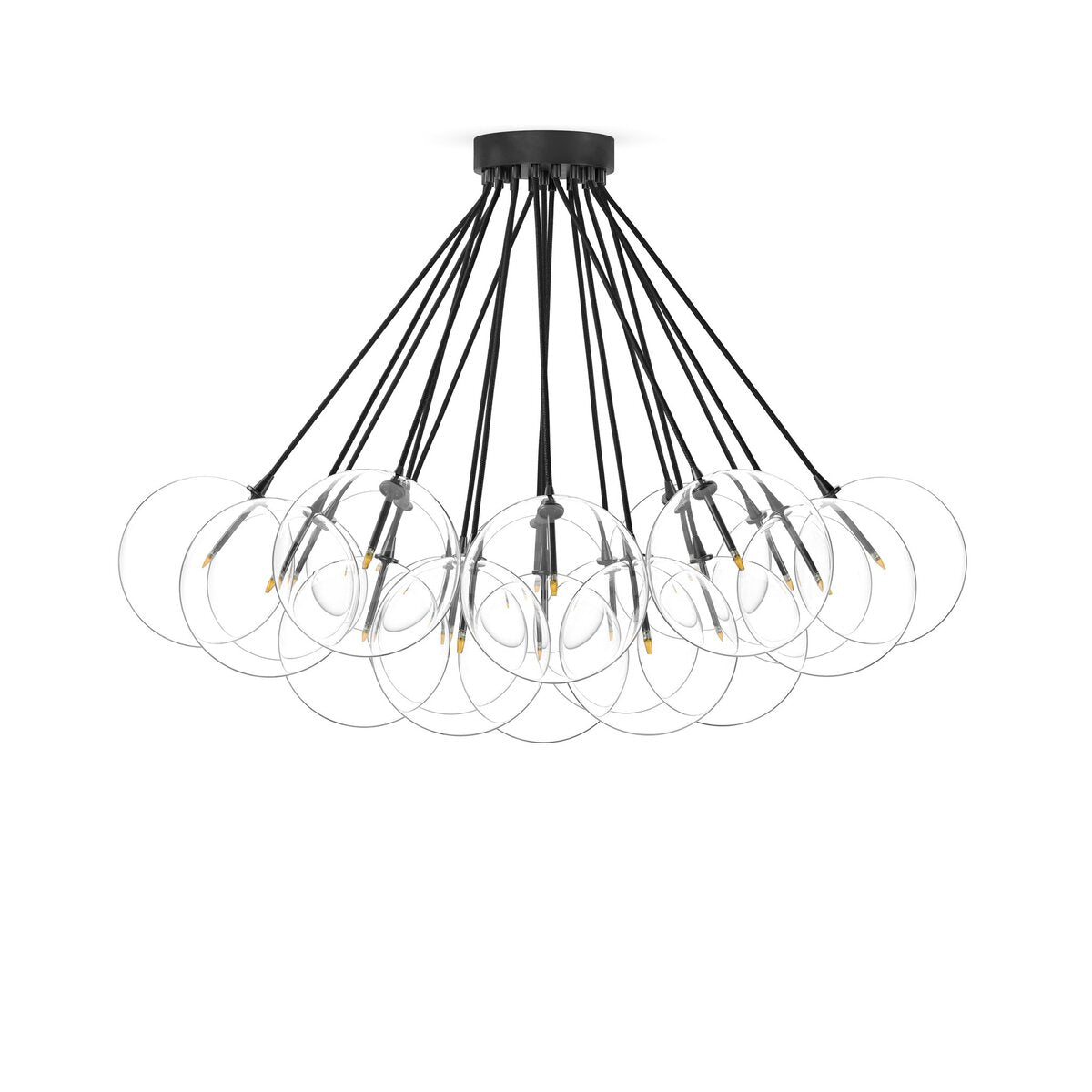 Cloud Chandelier Black Gunmetal OL