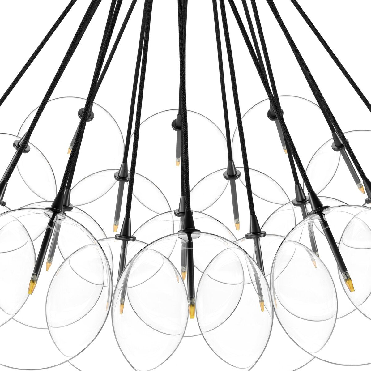 Cloud Chandelier Black Gunmetal OL