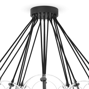 Cloud Chandelier Black Gunmetal OL