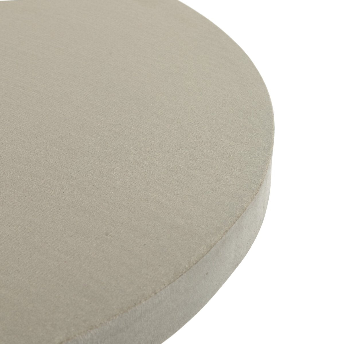 Cyrus 48" Outdoor Round Dining Table Light Grey OL