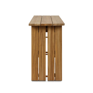 Chapman Outdoor Console Table Natural Teak-FSC OL