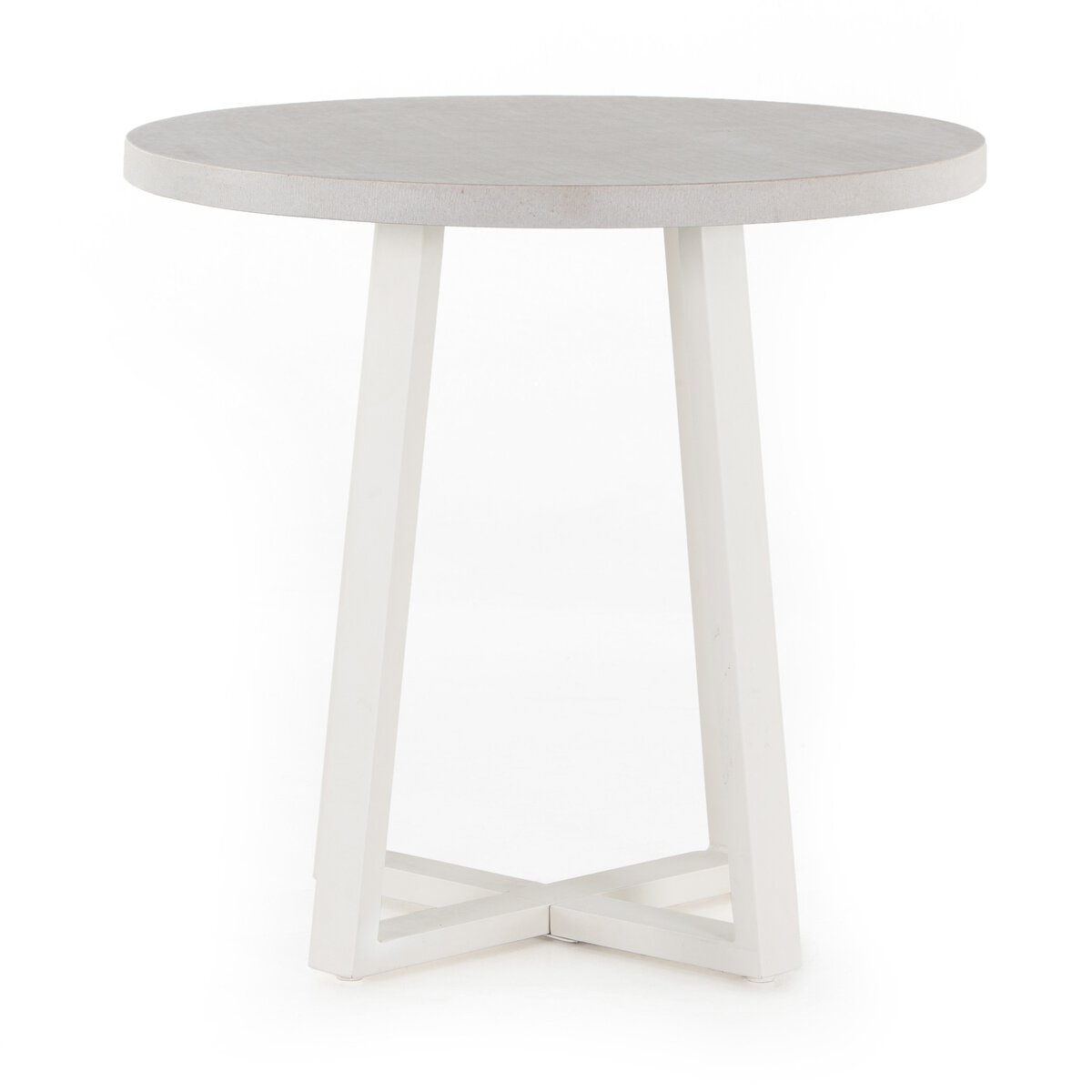 Cyrus 32" Outdoor Round Dining Table Natural Sand OL